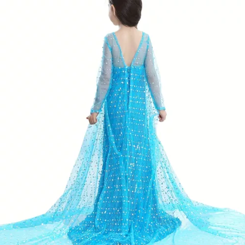 Robe princesse fille en tulle avec accessoires – déguisement carnaval ou fête