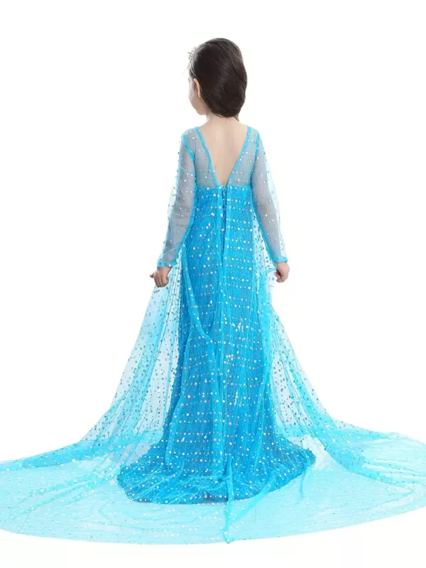 Robe princesse fille en tulle avec accessoires – déguisement carnaval ou fête