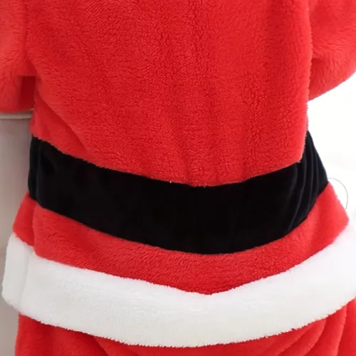 Barboteuse de Noël bébé en velours doux – combinaison chaude festive hiver