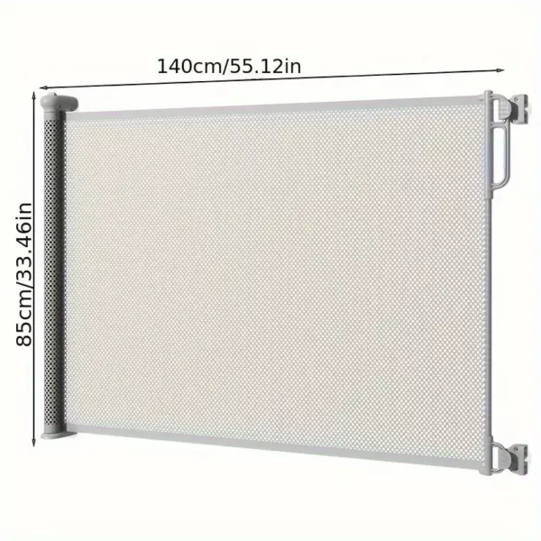 Barrière de sécurité extensible sans perçage – pour bébé et animaux, usage intérieur