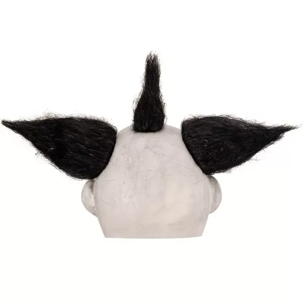 Masque de clown en latex effrayant – dents aiguisées et regard terrifiant