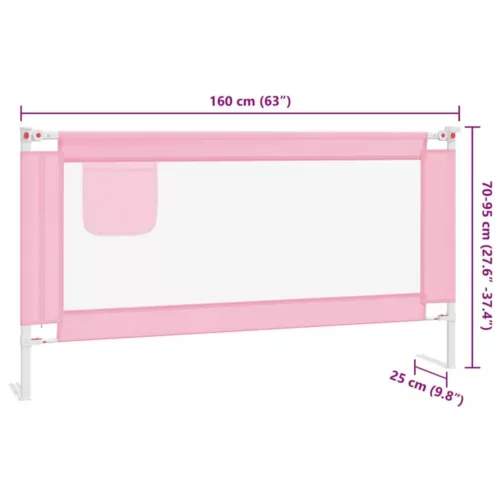 Barrière de sécurité lit bébé anti-chute avec tissu respirant – installation facile