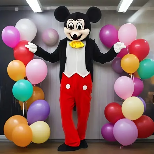 Déguisement Mickey Mouse enfant – Costume complet avec accessoires pour fête et carnaval