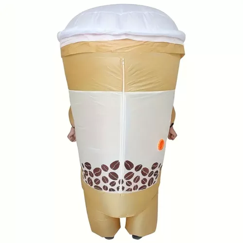 Costume gonflable tasse à café drôle – déguisement USB original Halloween