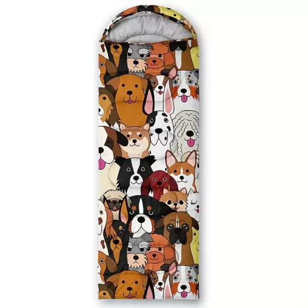 Sac de couchage pour chien portable et chaud – idéal pour camping et randonnée