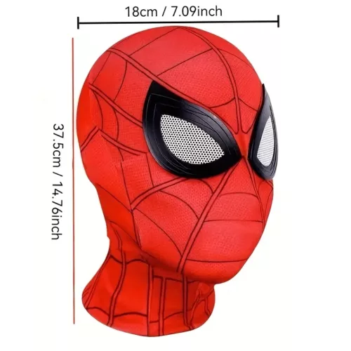 Masque intégral Spider-Man réaliste – déguisement ado et adulte Marvel