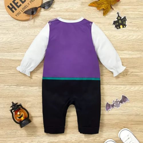 Déguisement Halloween bébé garçon – body avec cape style gentleman 2 pièces