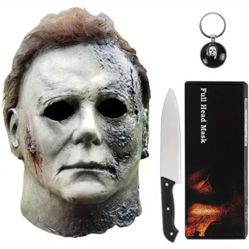 Masque Michael Myers latex intégral avec couteau – Déguisement Halloween 1978