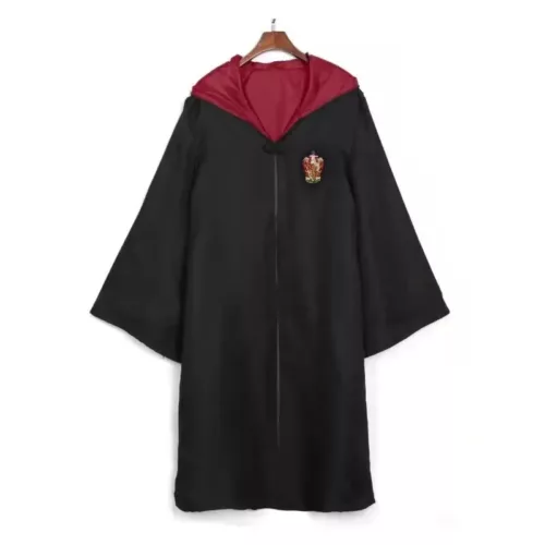 Cape Harry Potter adulte avec capuche – Insignes maisons officielles – Costume cosplay