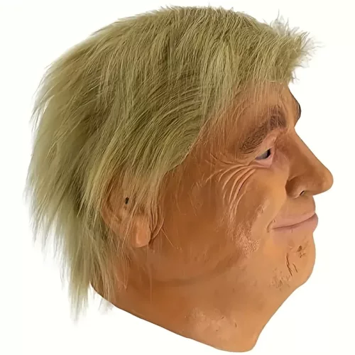 Masque en latex réaliste intégral – accessoire effrayant pour cosplay ou Halloween