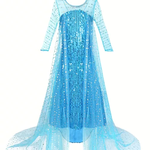 Robe princesse fille en tulle avec accessoires – déguisement carnaval ou fête