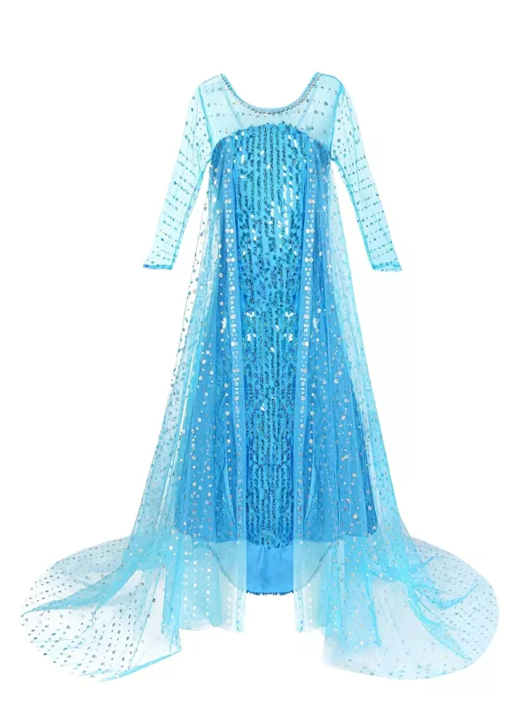 Robe princesse fille en tulle avec accessoires – déguisement carnaval ou fête