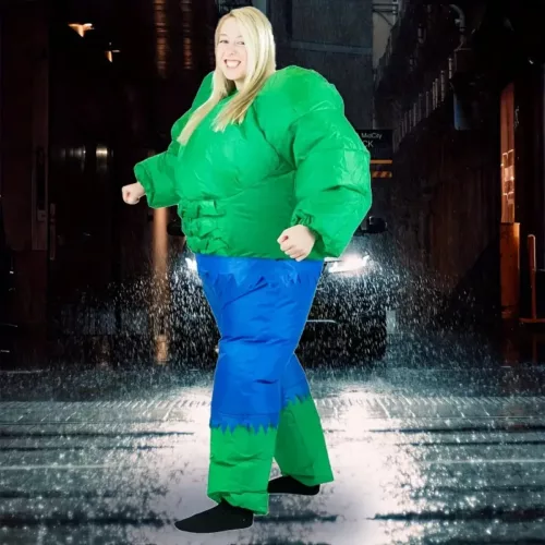 Costume gonflable Hulk adulte – déguisement Marvel réaliste pour cosplay fête