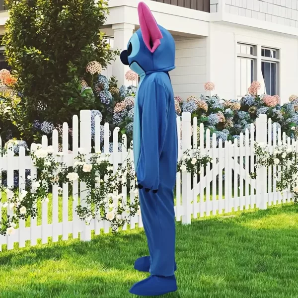 Costume Stitch bleu en peluche – déguisement cosplay doux pour enfants