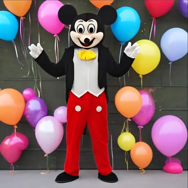 Déguisement Mickey Mouse enfant – Costume complet avec accessoires pour fête et carnaval