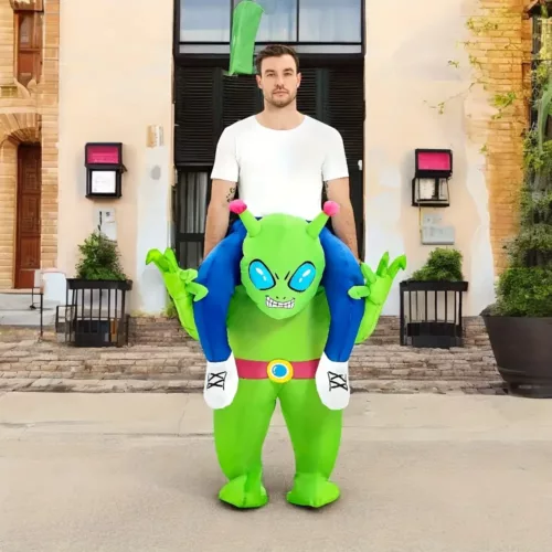 Costume gonflable alien adulte – déguisement fun pour soirées et Halloween