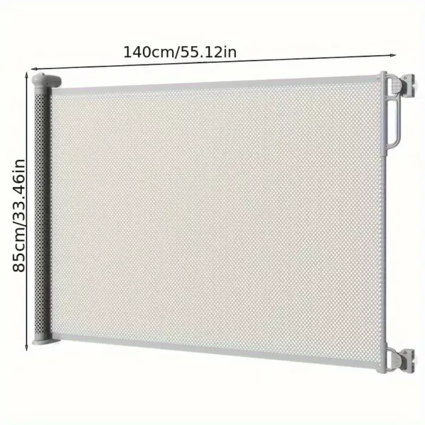 Barrière de sécurité extensible sans perçage – pour bébé et animaux, usage intérieur