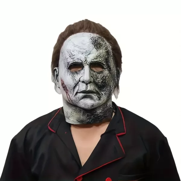 Masque d'horreur réaliste Michael Myers – visage ensanglanté effrayant