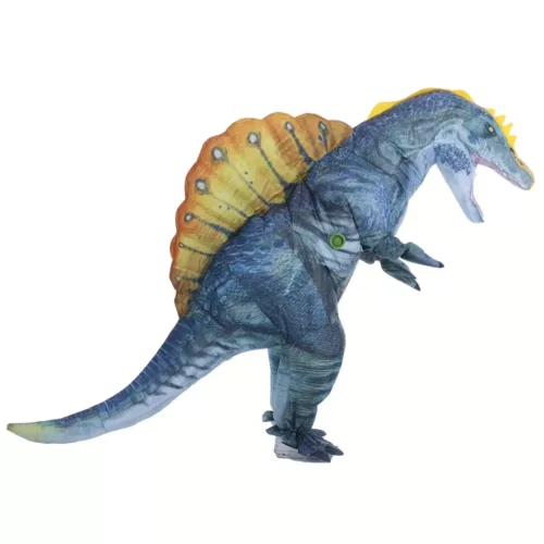 Costume dinosaure gonflable adulte avec ventilateur intégré – style stégosaure
