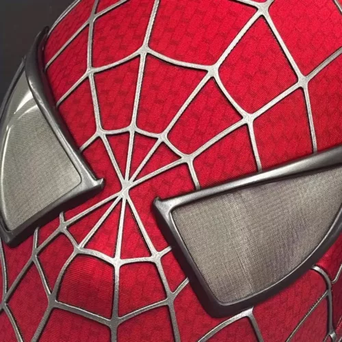 Masque Spider-Man 1:1 réaliste pour cosplay ou collection – finition détaillée