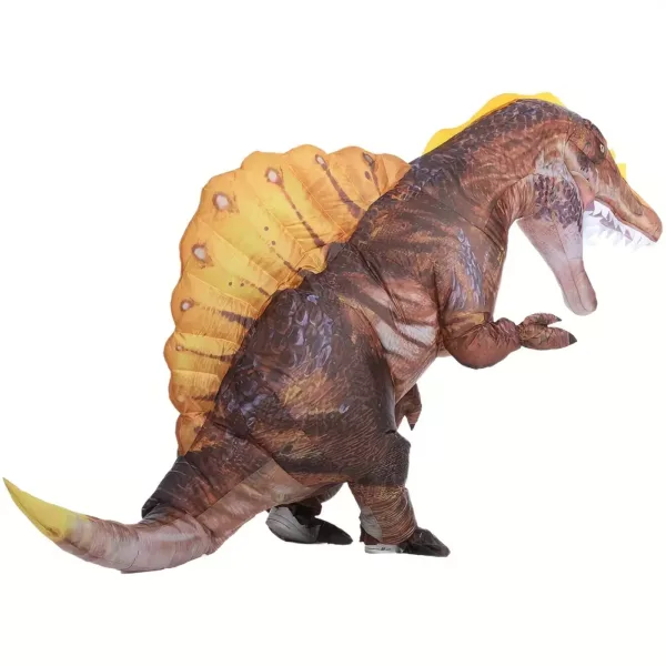 Costume dinosaure gonflable adulte avec ventilateur intégré – style stégosaure