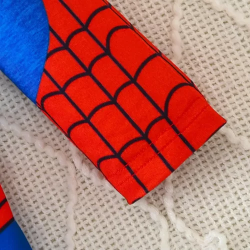 Combinaison bébé Spider-Man à capuche – tenue cosplay douce pour Halloween