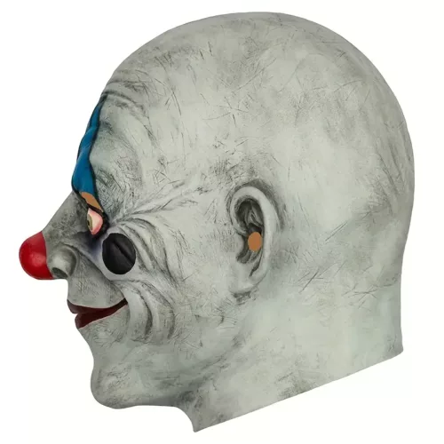 Masque clown effrayant en latex – accessoire réaliste pour Halloween ou cosplay