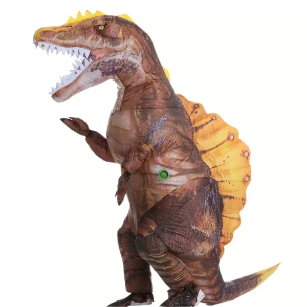 Costume dinosaure gonflable adulte avec ventilateur intégré – style stégosaure