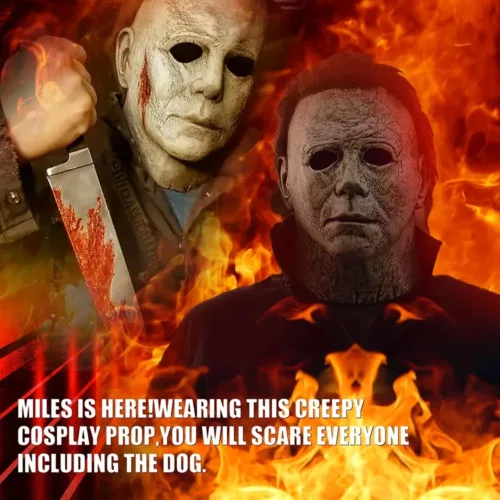 Masque Michael Myers latex intégral avec couteau – Déguisement Halloween 1978