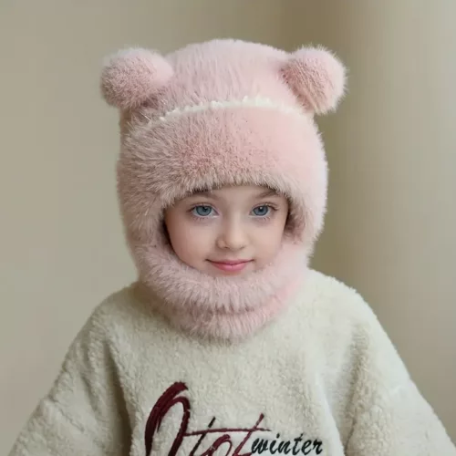 Ensemble hiver enfant 3 pièces – bonnet, écharpe et cache-cou doux et chaud