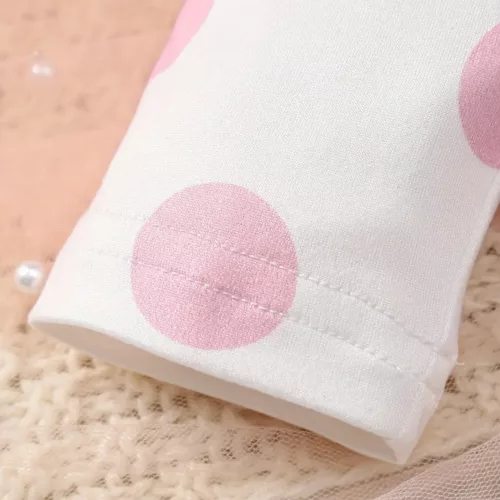 Ensemble naissance 3 pièces bébé fille – body, pantalon et bonnet assortis