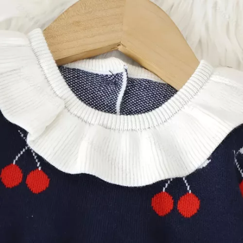 Tenue de naissance bébé fille – Ensemble legging à motif fruité d'hiver