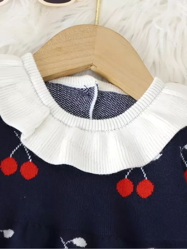Tenue de naissance bébé fille – Ensemble legging à motif fruité d'hiver