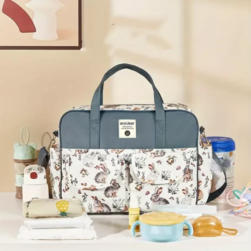 Sac à langer bandoulière multifonction – design pratique pour mamans organisées