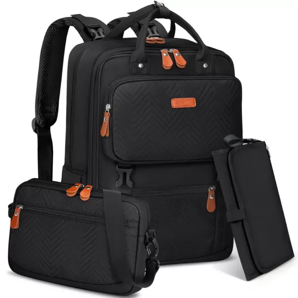Sac à dos à langer multifonction imperméable pour parents – design pratique