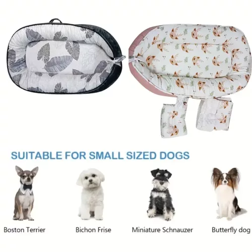 Canapé pour animaux en peluche douce – couchage confortable pour chat et petit chien