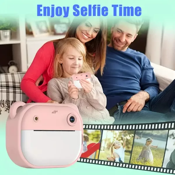 Appareil photo instantané enfant avec impression thermique et fonction vidéo dessin