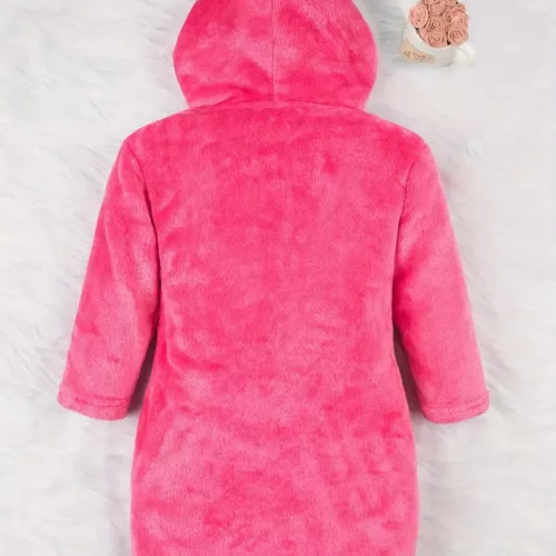 Peignoir enfant doux avec capuche et ceinture – confort cocooning fille