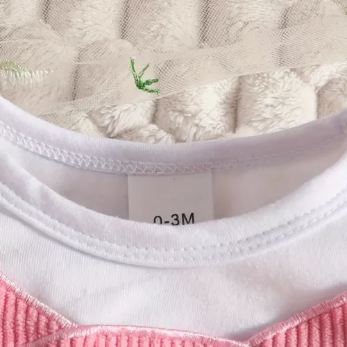 Body naissance bébé fille motif renard – tenue douce et mignonne pour nouveau-né