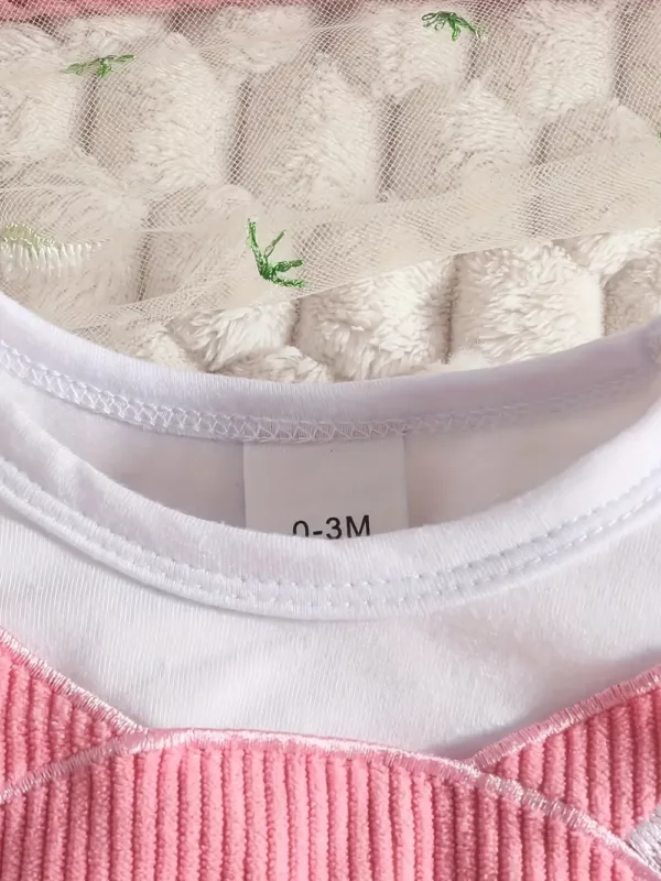 Body naissance bébé fille motif renard – tenue douce et mignonne pour nouveau-né