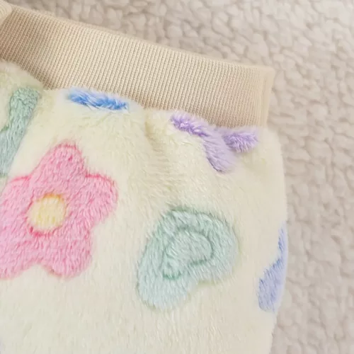 Ensemble layette naissance bébé fille – motif floral en polyester doux