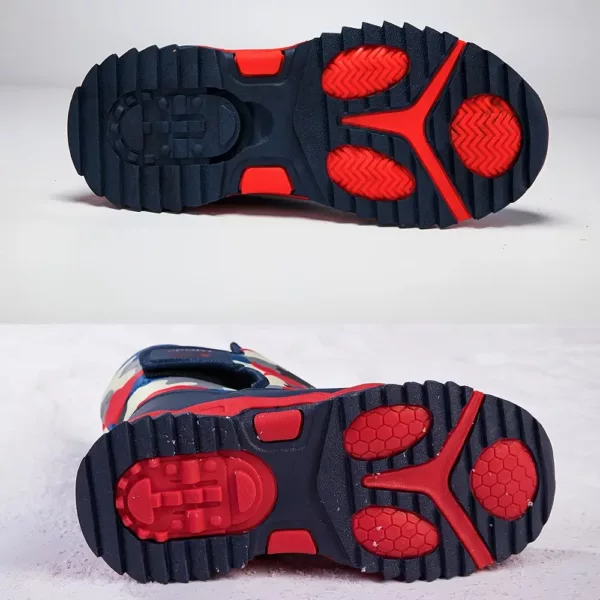 Bottes de neige enfant imperméables avec isolation chaude motif camouflage