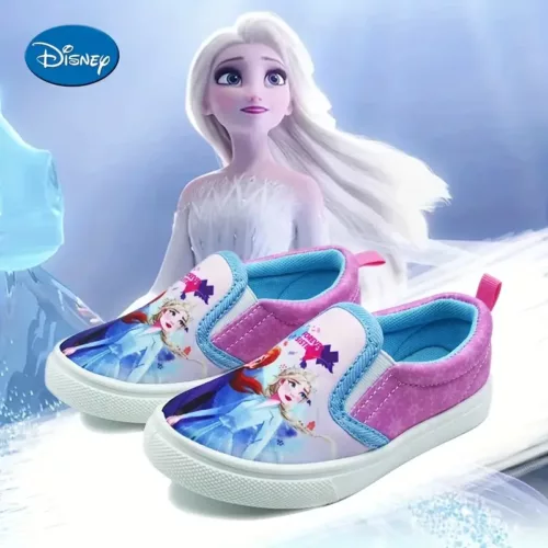 Baskets filles à enfiler style Disney Princess – confort léger et facile à porter
