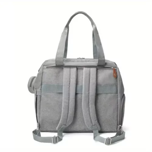 Sac à dos maman isotherme multifonction en tissu Oxford – compartiments pratiques
