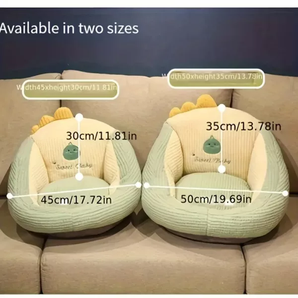 Coussin ergonomique en velours doux pour chaise de bureau ou siège d'étude