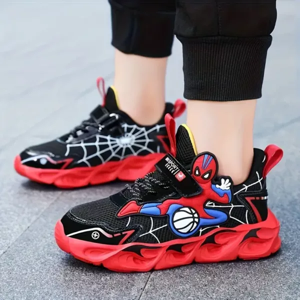 Baskets garçon Spider-Man – sneakers légères motif héros Marvel confortables
