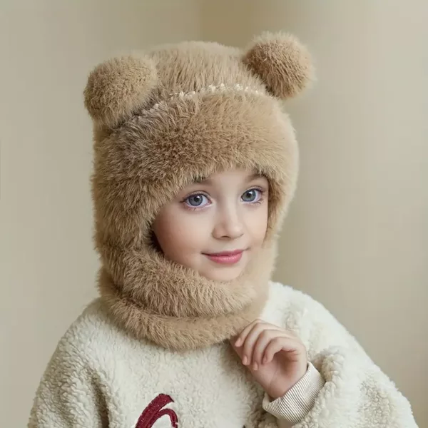 Ensemble hiver enfant 3 pièces – bonnet, écharpe et cache-cou doux et chaud