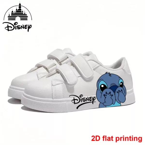 Baskets décontractées imprimé Stitch – style 2D inspiré Disney casual chic