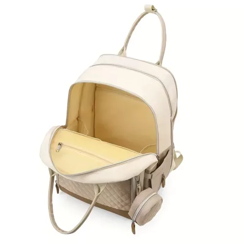Sac à dos à langer multifonction – poches zippées et port USB intégré