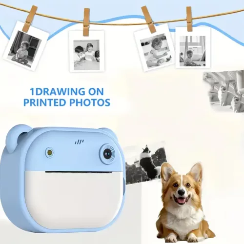 Appareil photo instantané enfant avec impression thermique et fonction vidéo dessin
